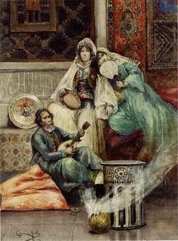 Arab or Arabic people and life. Orientalism oil paintings 617, unknow artist